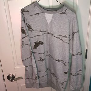 Bird and Barbed Wire Sweater